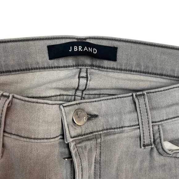 J Brand Grey Skinny Mid Rise Jeans Size 28 - Picture 8 of 9